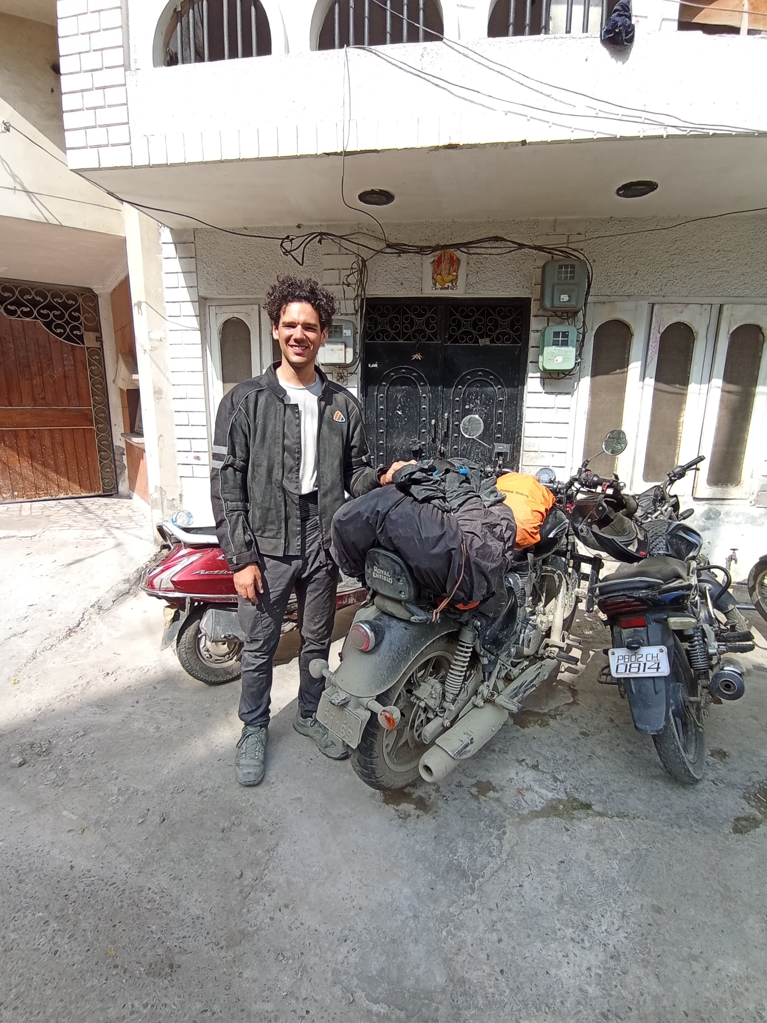 Motorcycle trip through India
