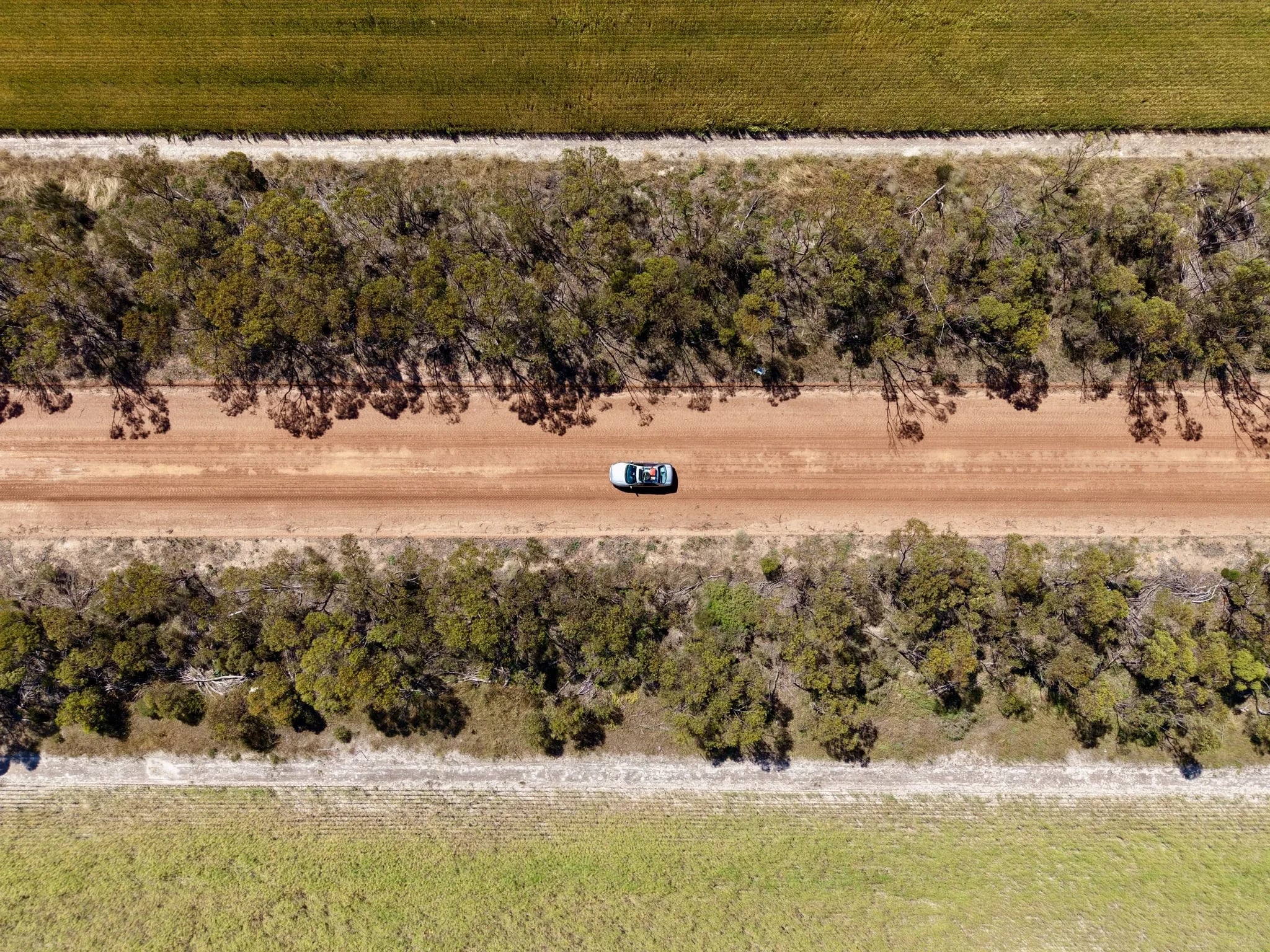El Fiat Marea en una carretera de Australia